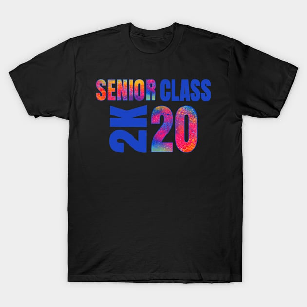 Senior 2020 Senior Class Of 2K Cool Textured Graduate Gift T-Shirt by Kimmicsts